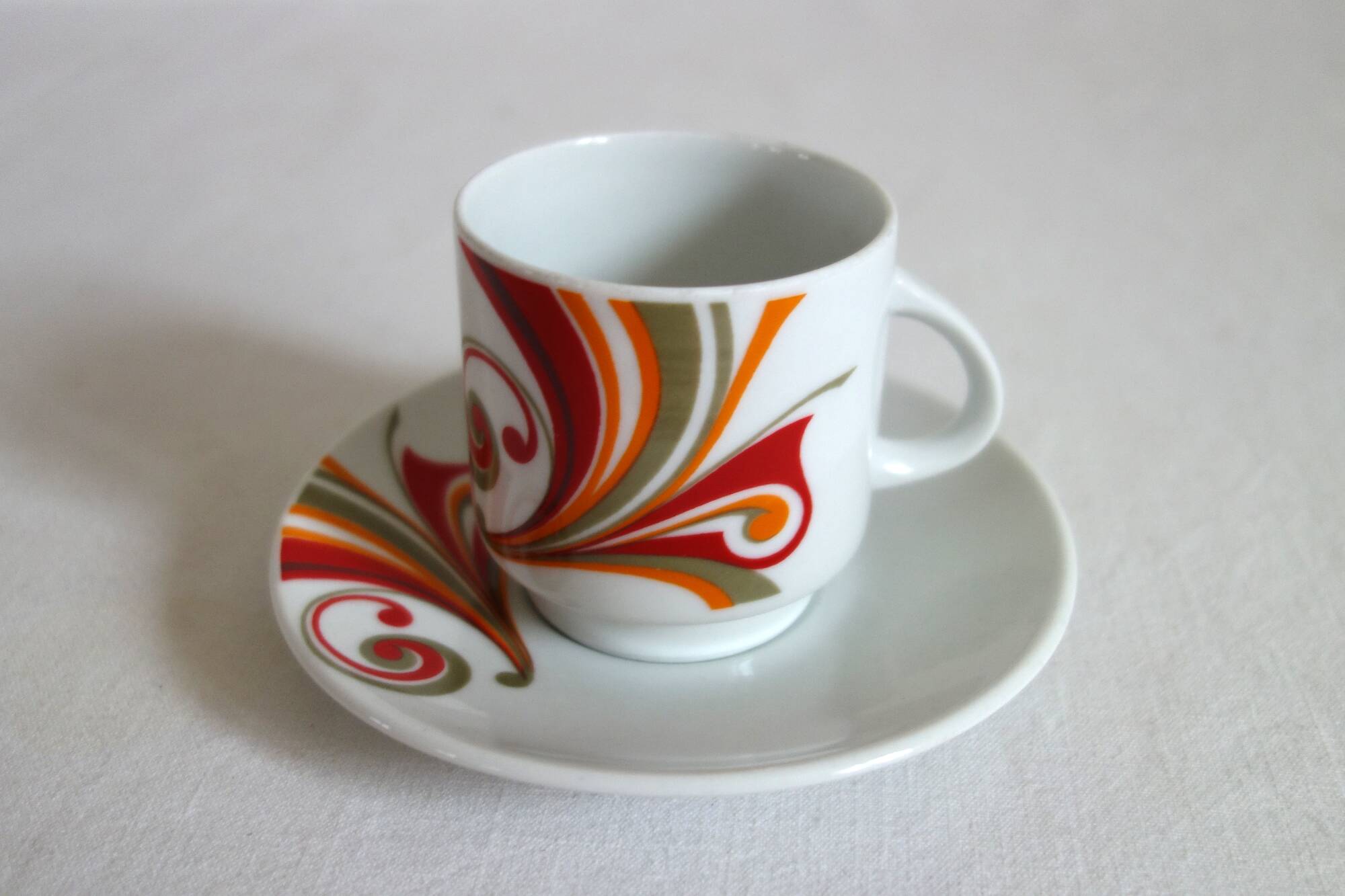 “ANCAP” porcelain coffee service made in Italy