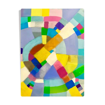 Tableau Abstrait Coloré