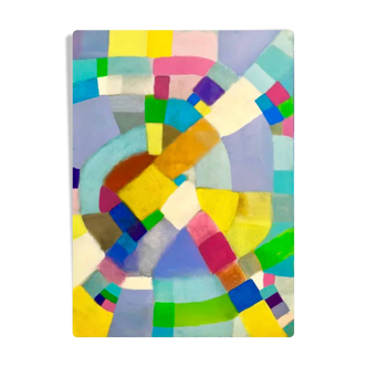 Tableau Abstrait Coloré