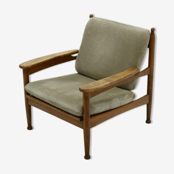 Danish Design Oak Armchair 1950s