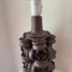 Danish studio pottery ceramic lamp, 1960s