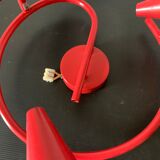 Red vintage wall lamp or ceiling lamp