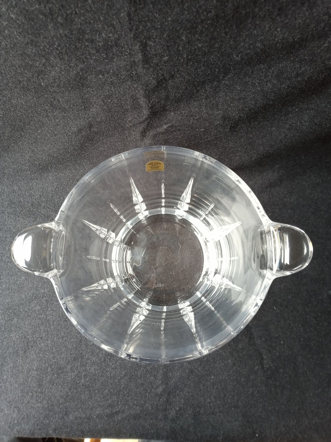 Crystal champagne bucket