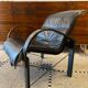Pair of "Polhem" armchairs in leather by Tord Björklund for IKEA 1980.