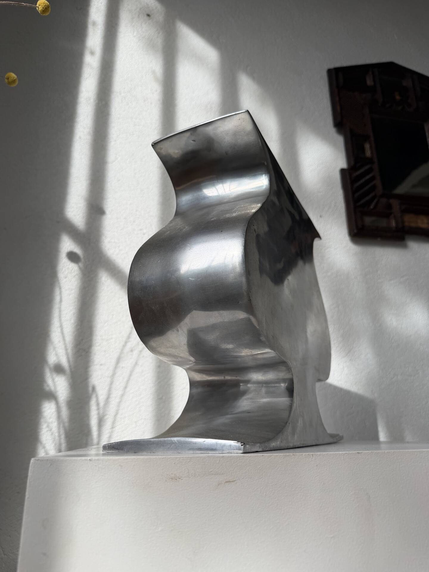 Vase fonte d’aluminium
