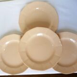 4 dessert plates by Digoin Sarreguemines