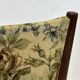 Vintage Dining Chair Flower Upholstery 1960s Teak