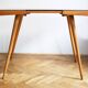 1960's Mid Century Coffee Table With a Black Opaxite Glass - Smaller version