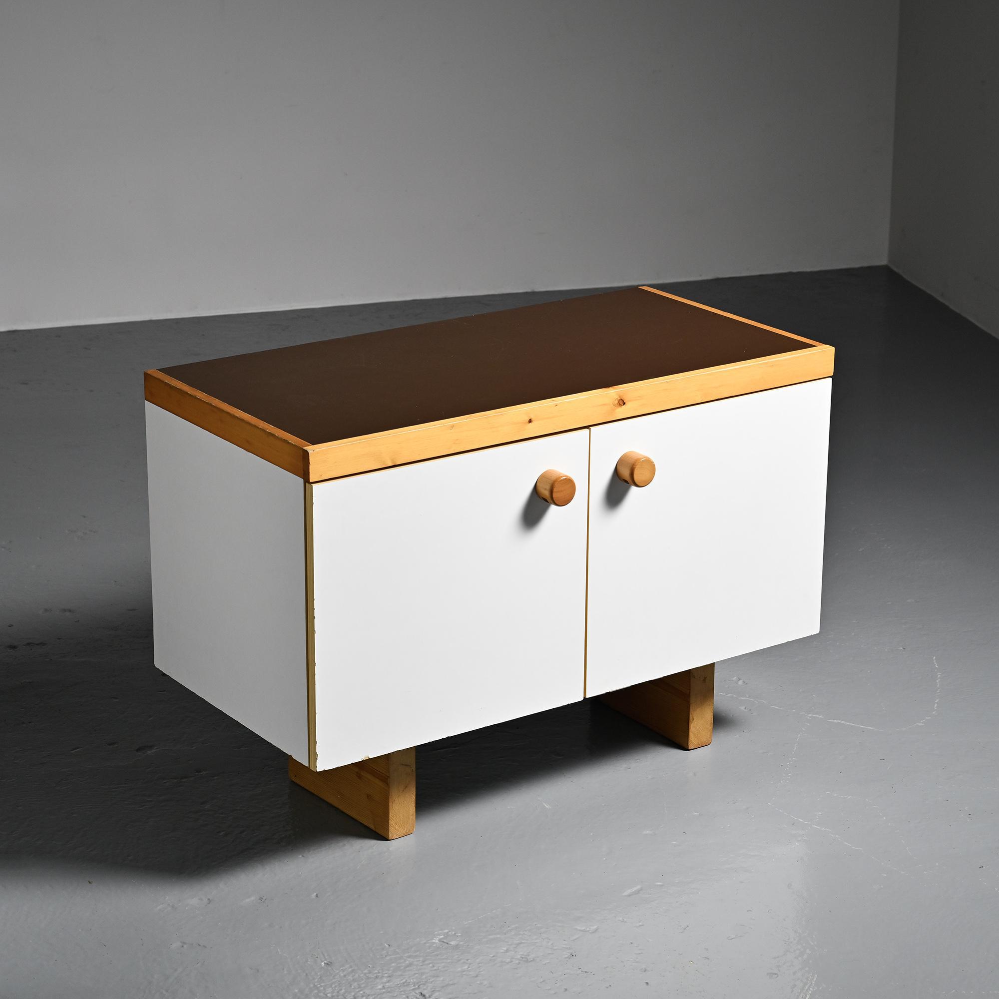 Very two doors Les Arcs by Charlotte Perriand, circa 1973
