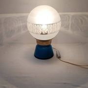 Lampe de table en cristal. Espagne, années 1950.