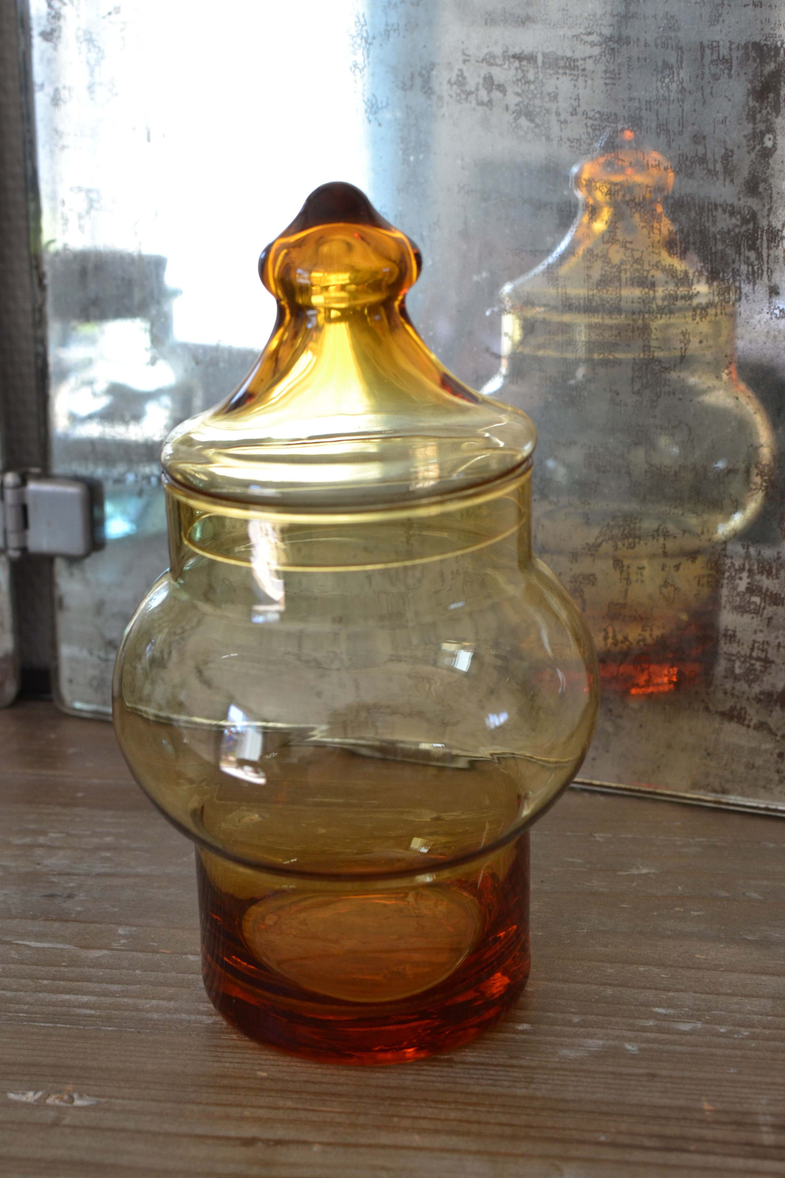 Amber yellow transparent candy