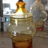 Amber yellow transparent candy
