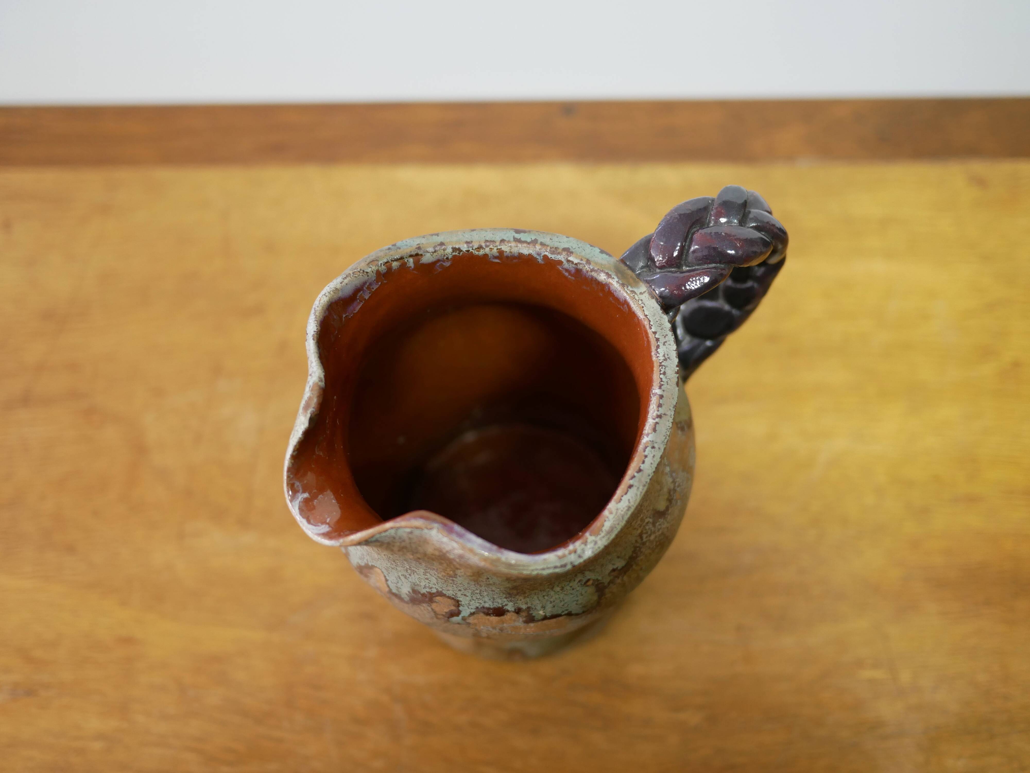 Pichet vintage en grès, Poterie de la Vallée d'Aure