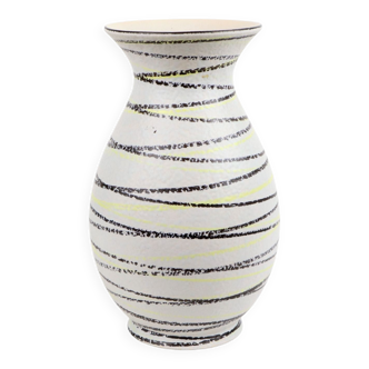 Vase minimaliste vintage ilkra céramique ouest-allemagne 119-30