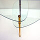 Metal & Crystal Arlecchino Coffee Table by Edoardo Poli for Vitrex, 1960s