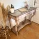 Console shabby chic Tuscan patina