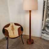 Scandinavian teak floor lamp from the 70s