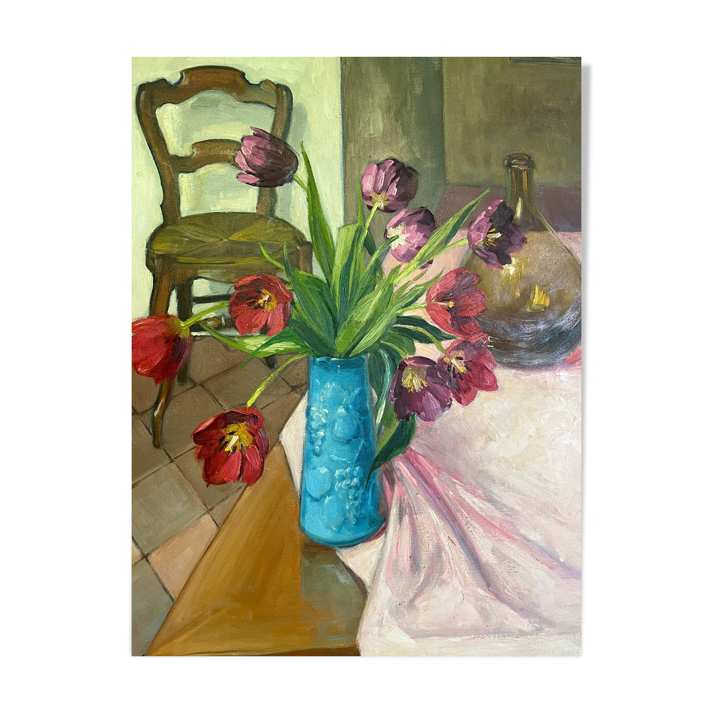 Huile sur toile