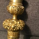Former 19th century bronze candlestick