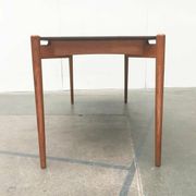 Mid-Century German coffee table series 400 in teak by Hartmut Lohmeyer for Wilkhahn, 1950s.