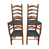 Lot de 4 chaises en chêne