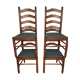 Lot de 4 chaises en chêne