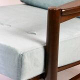 Light Blue Lounge Stobrawa Chair, 1970s