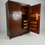 Belle garde-robe pour homme Art déco anglais des années 1920 Compactom Ltd