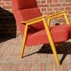Paire de fauteuils rouge Interier Praha