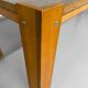 Large modernist plywood table, Memphis style, 1980s