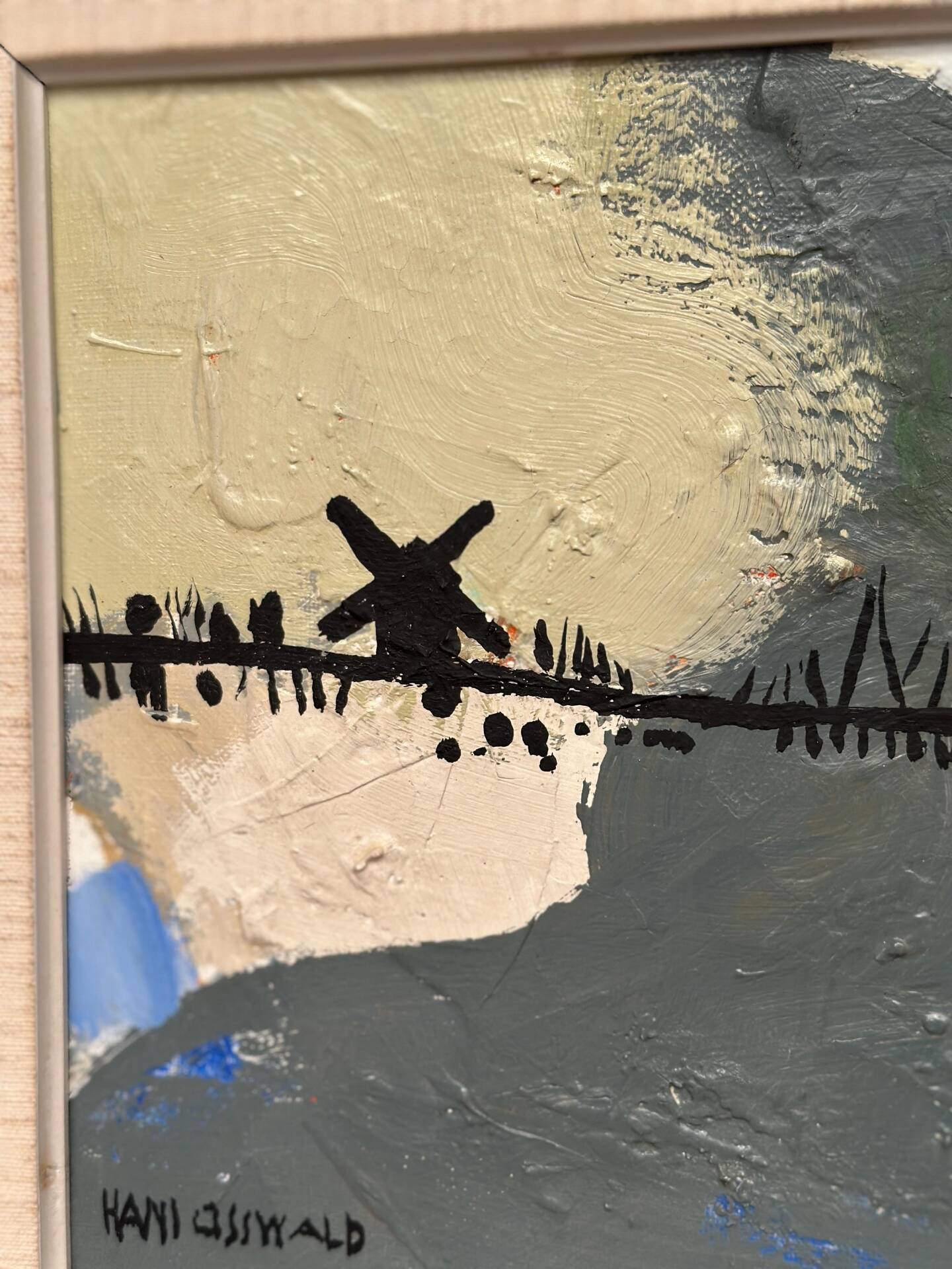 Swedish Oil on Canvas – “Kvarnvägen” by Hans Osswald – Signed