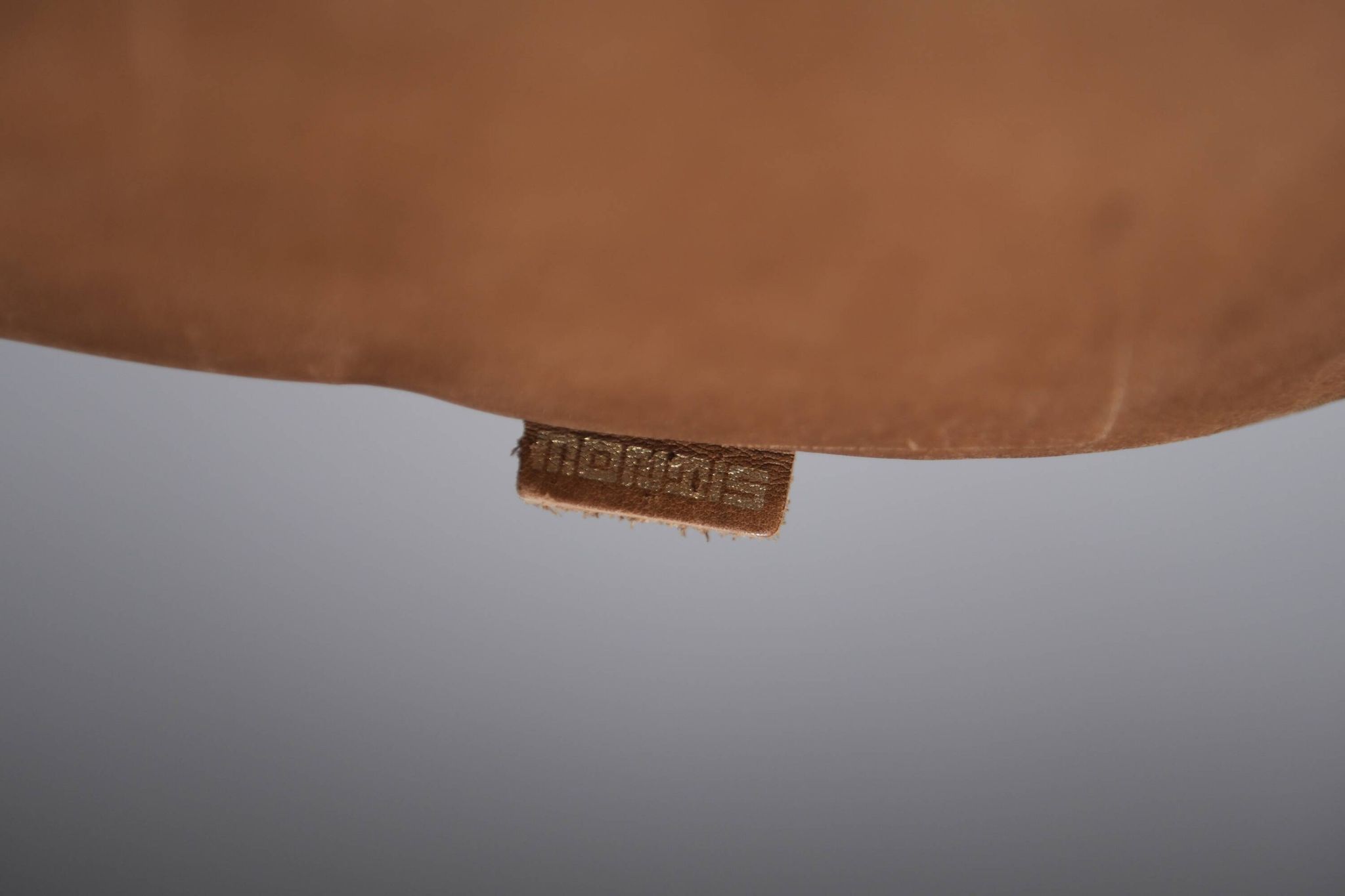 Stunning lounge chair The Rock in brown leather by Gerard Van Den Berg - Montis