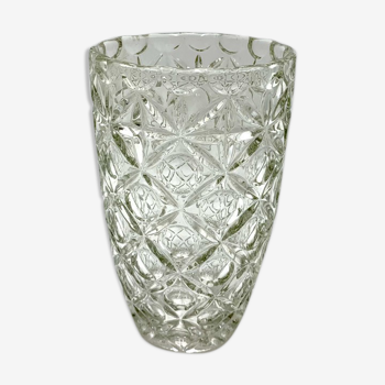 Glass Vase, Poland, 1960s
