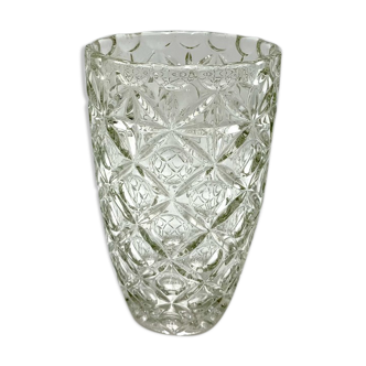 Vase en verre, Pologne, années 1960