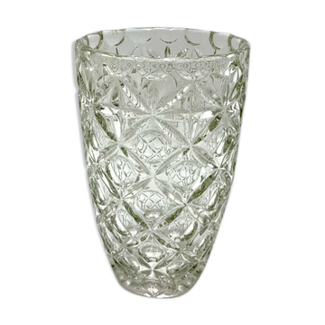 Glass Vase, Poland, 1960s