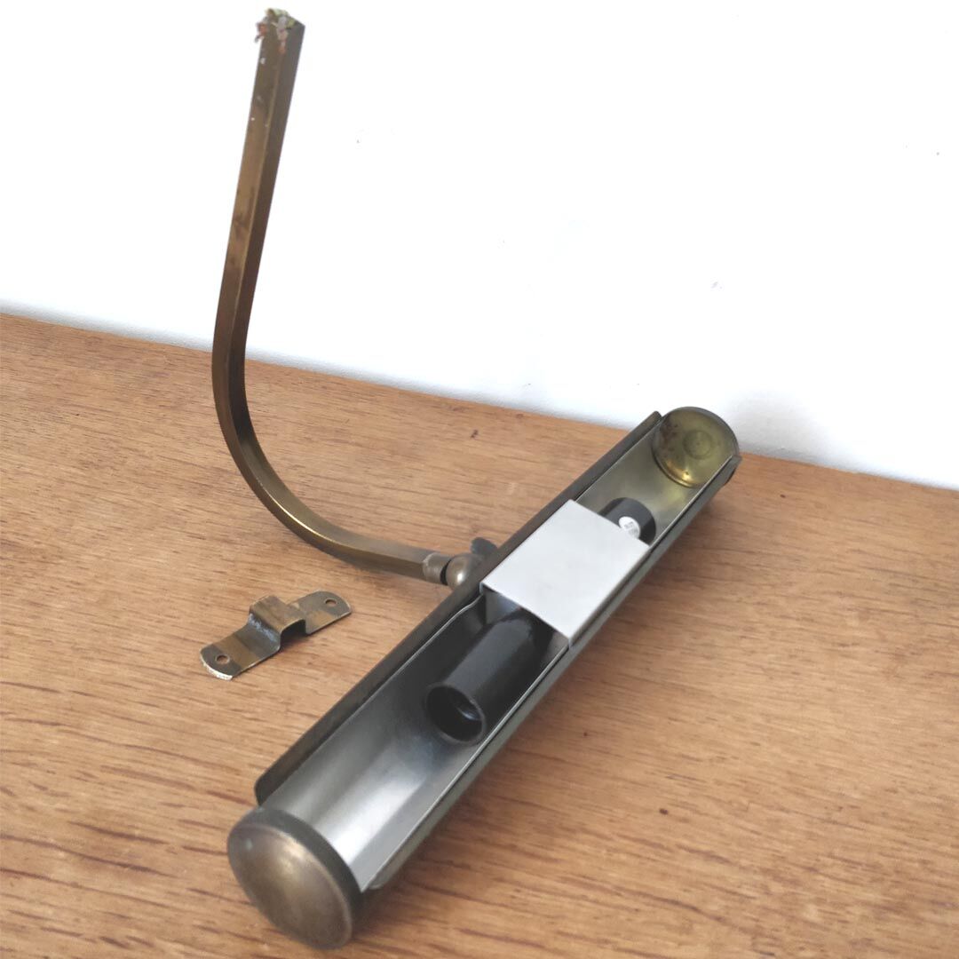 Old brass painting sconce, CVL