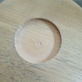 Turned wooden pot set