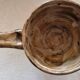 Ceramic punch service signed R. Kapota