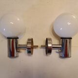 Appliques opalines et chrome