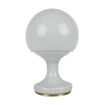 Mid-century all glass table lamp/ Osvětlovací sklo Valašské Meziříčí, 1970's.