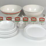 Italian complete picnic set by Carlo Viglino for Guzzini, 1960s