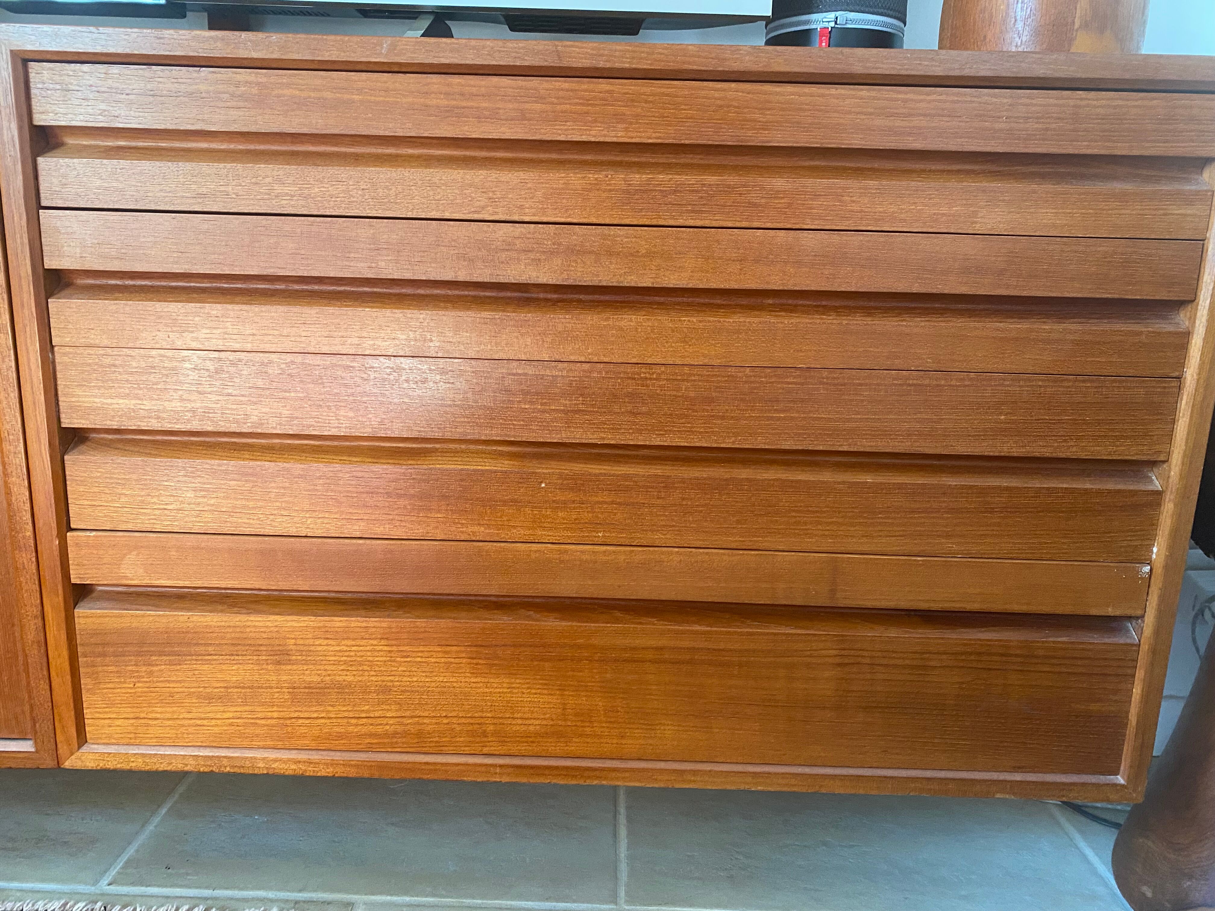 Scandinavian modular bookcase solid wood