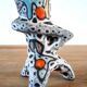 Free-form ceramic vase signed Bessone Vallauris 1960s