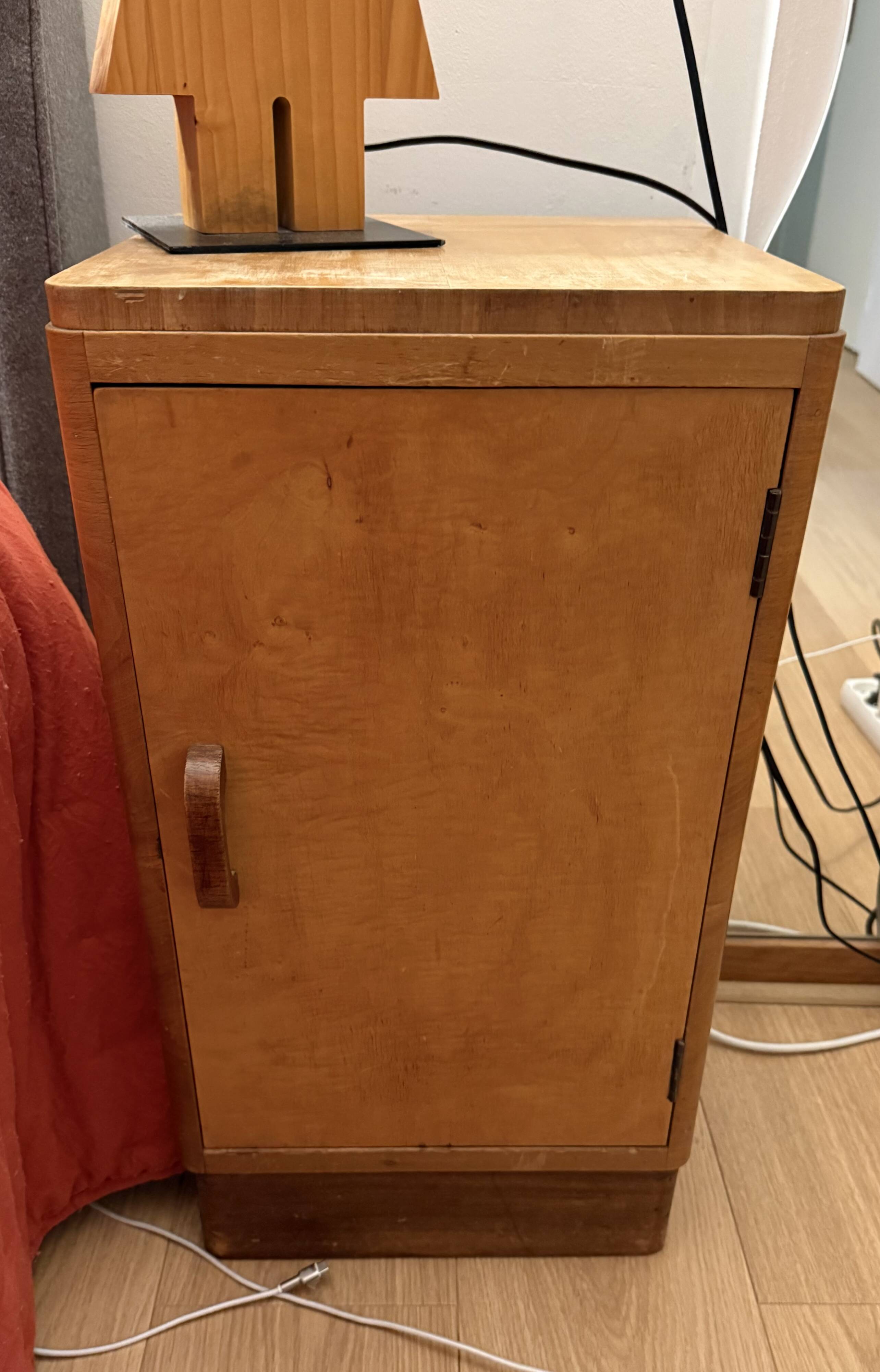 Set of two bedside tables from the 1940s.