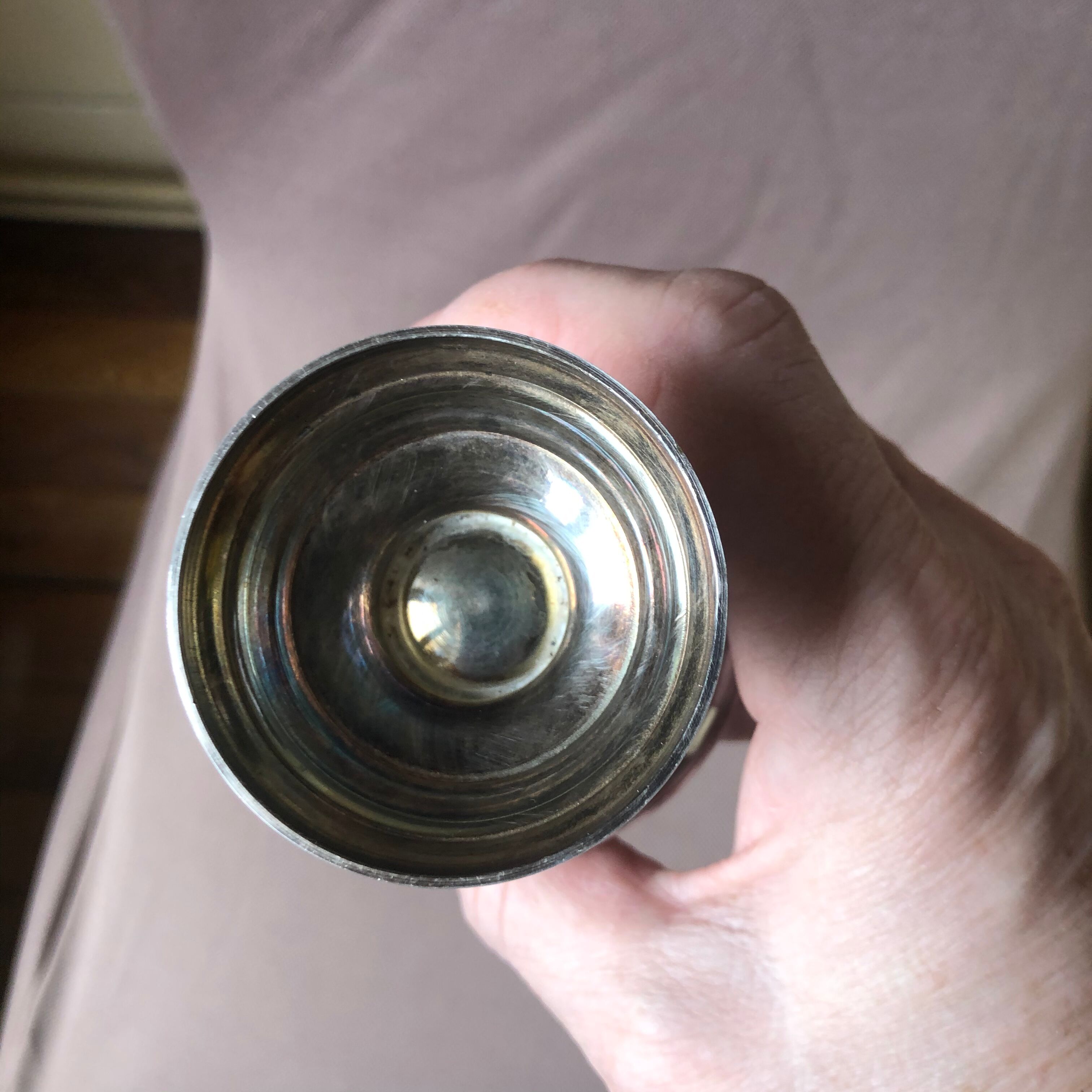 Silver metal sprinkler