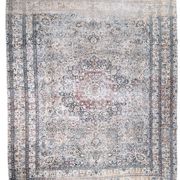 Tapis persan classique antique bleu clair 10x13, 296x386 cm