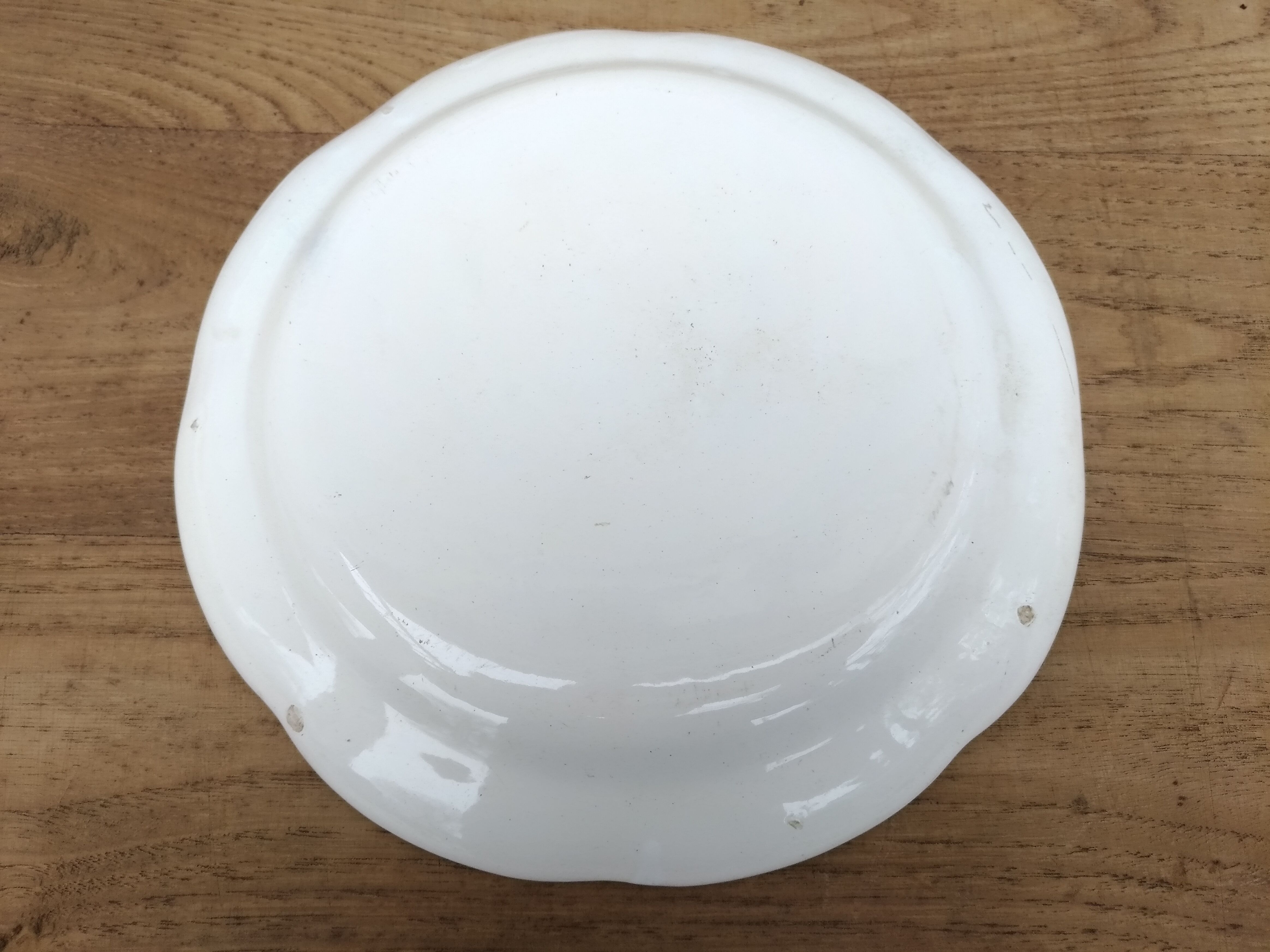 Assiette faience de St Amand