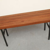 60s teak bench