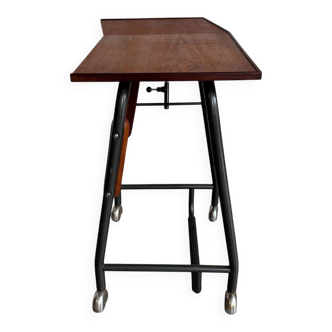 Vintage typewriter trolley - sidetable teak