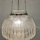 Italian XL dome pendant light in blown glass, 60s-70s